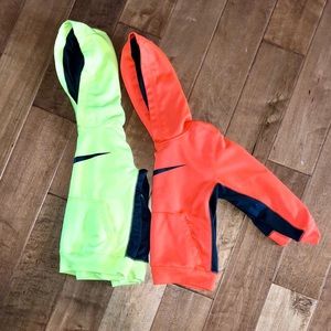 2 boys’ Nike hoodies